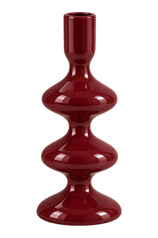 SERVED. Sculpted Light Kandelaar Burgundy – productfoto