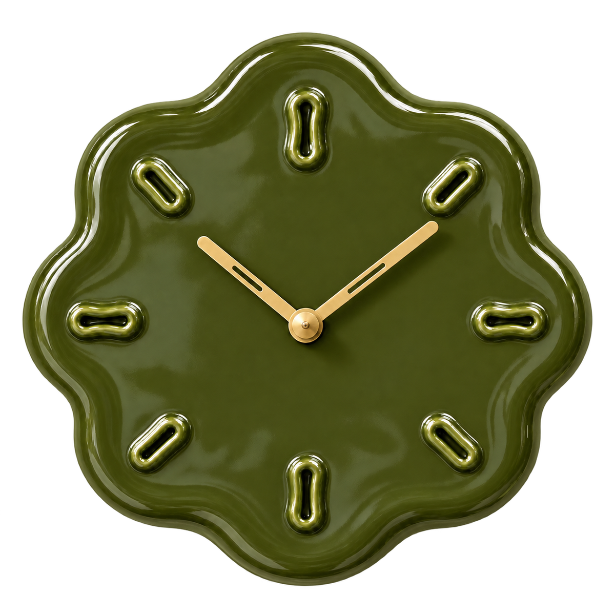 SERVED. Sculpted Time Olijfgroen – productfoto