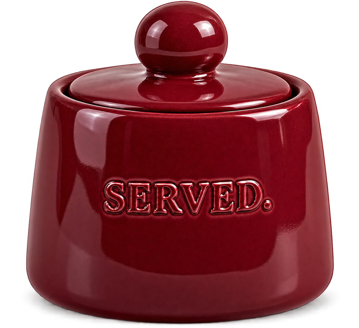 Burgundy | close-up | SERVED. Pantry Opbergpot