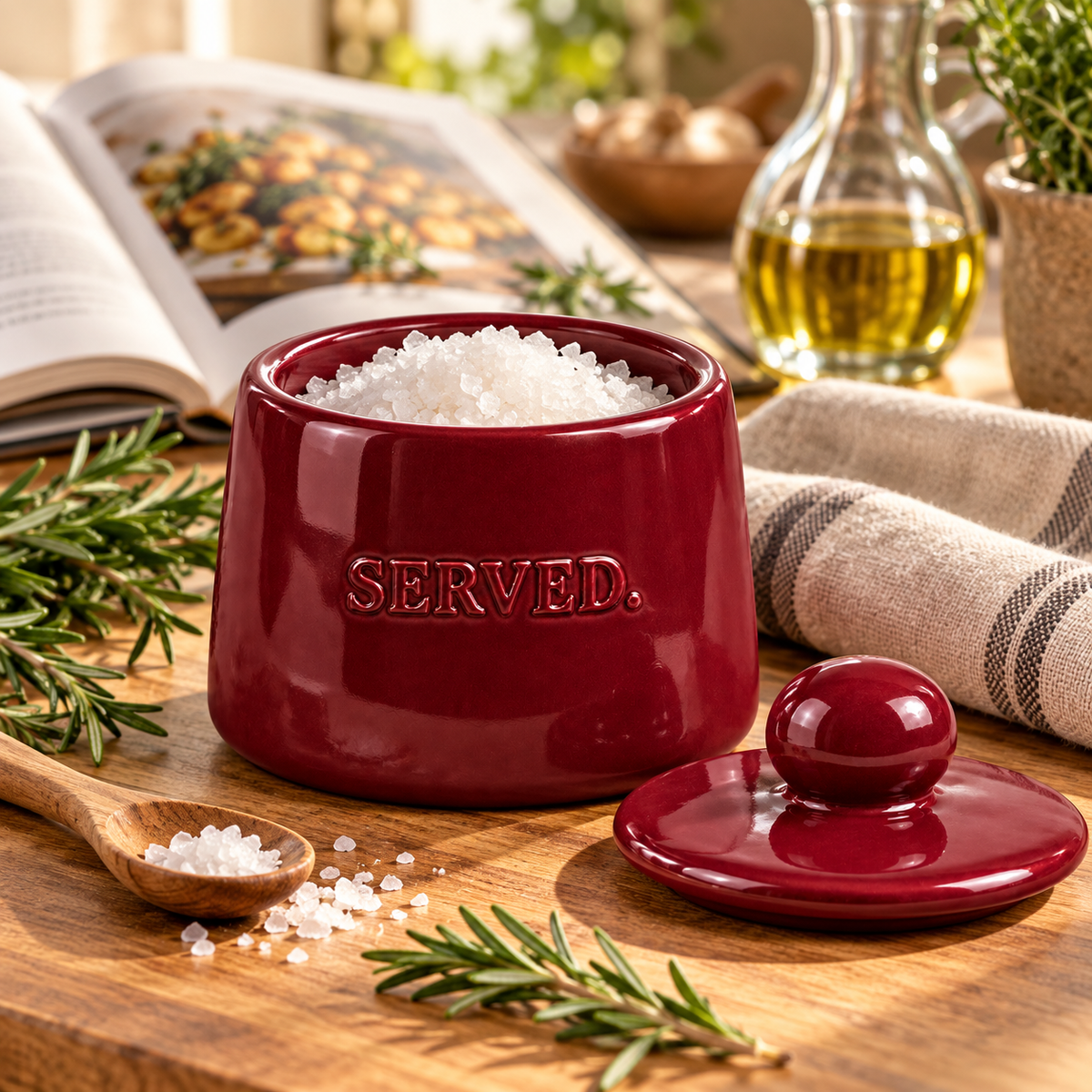 Burgundy | kookboekfoto | SERVED. Pantry Opbergpot