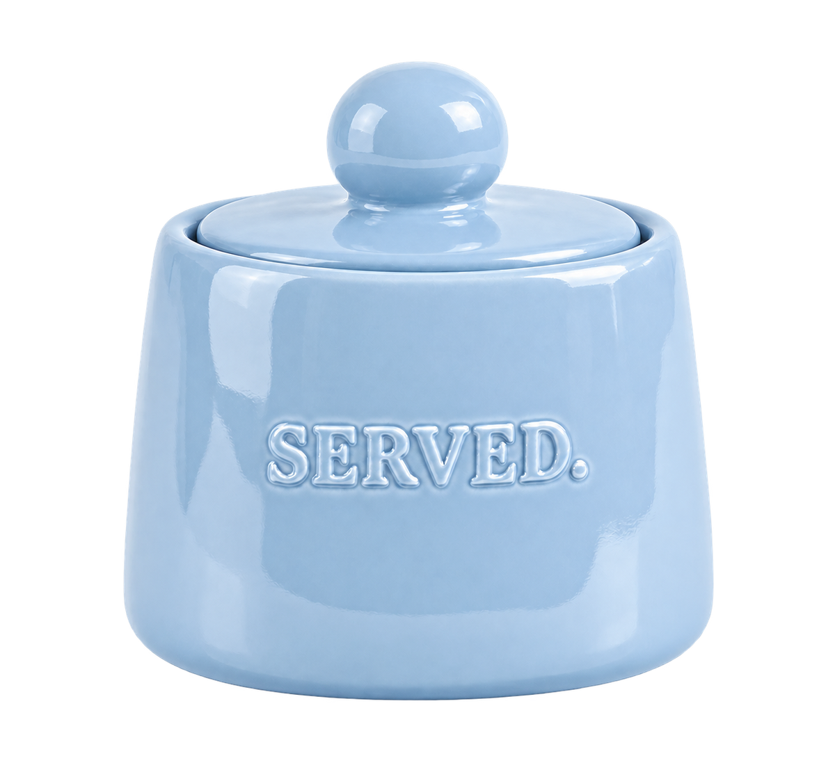 Lichtblauw | productfoto | SERVED. Pantry Opbergpot