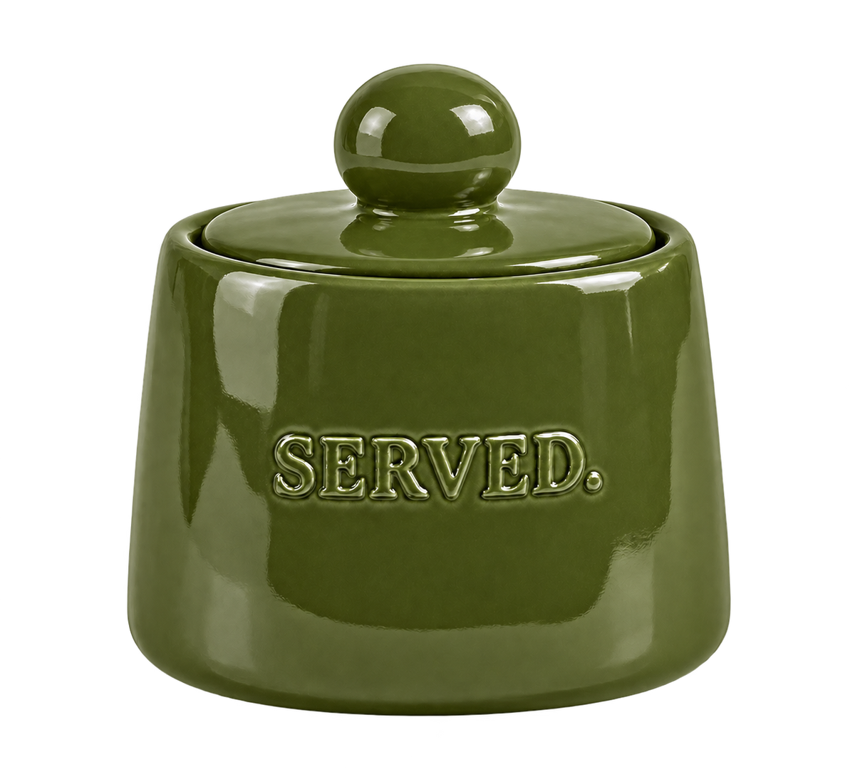 Olijfgroen | productfoto | SERVED. Pantry Opbergpot