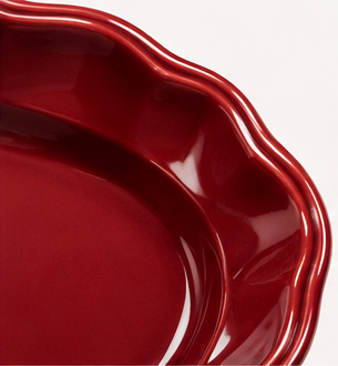 SERVED. Signature Serveerschaal Burgundy – close-up